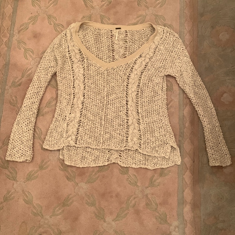Free People Soft Cotton Sweater